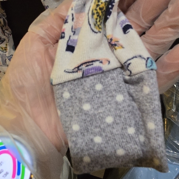 Bloomingdales Jane & Bleecker Colorful Patterned Drawstring  Pajama Set Size: XL - Picture 8 of 12